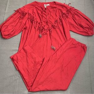 Vintage Native American Style Outfit 13-14 Mary Martin Rainbow Of California